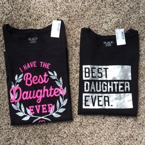 NWT - Children’s Place - Mom and Daughter shirts